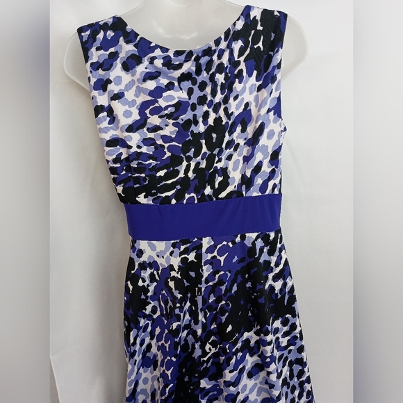 2/$30 Purple and Black Animal‎ Print Mob wife Dress (#1,512) - Picture 5 of 6